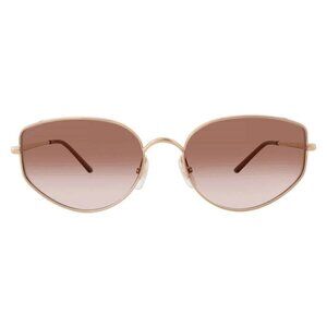 New Cartier Panthere de Cartier Brown Cat Eye Ladies Sunglasses CT0300S 002 58